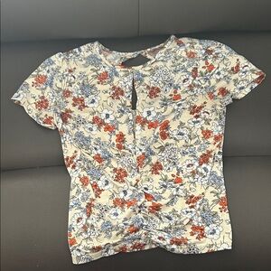 Floral Print Women's Blouse